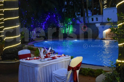 Romantic Poolside Candlelight Dinner in Koramangala