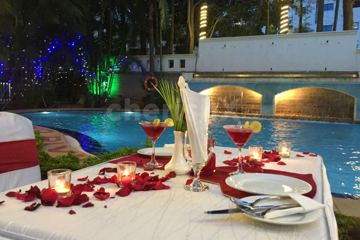 Romantic Poolside Dinner at Koramangala, 4th Block
