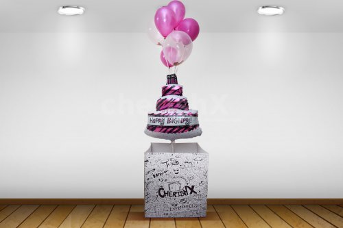 Birthday Balloon Box for Her