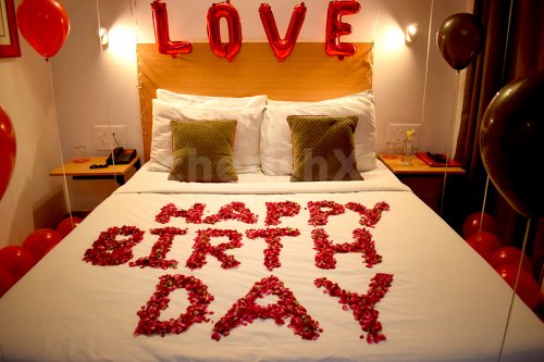 Gift this loving Happy Birthday Romantic Room Decoration and make it a special time for the both of you!