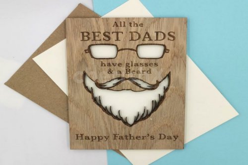 Wooden Card For Dad