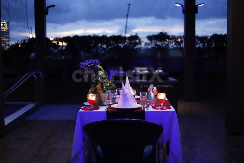 Romantic Rooftop Dinner at Fortune Select JP Cosmos, Bangalore