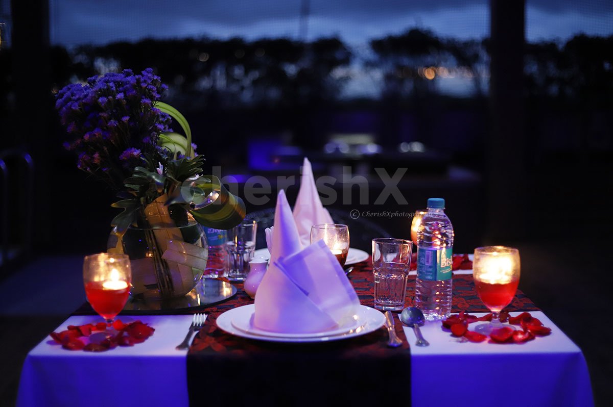 Rooftop Poolside Candlelight Dinner in Cunningham Cres Rd, Bangalore