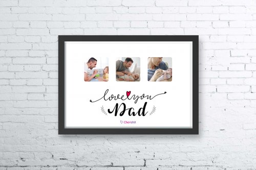 Love You Dad Photo Frame 