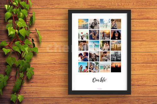 Our Life Collage Photo Frame
