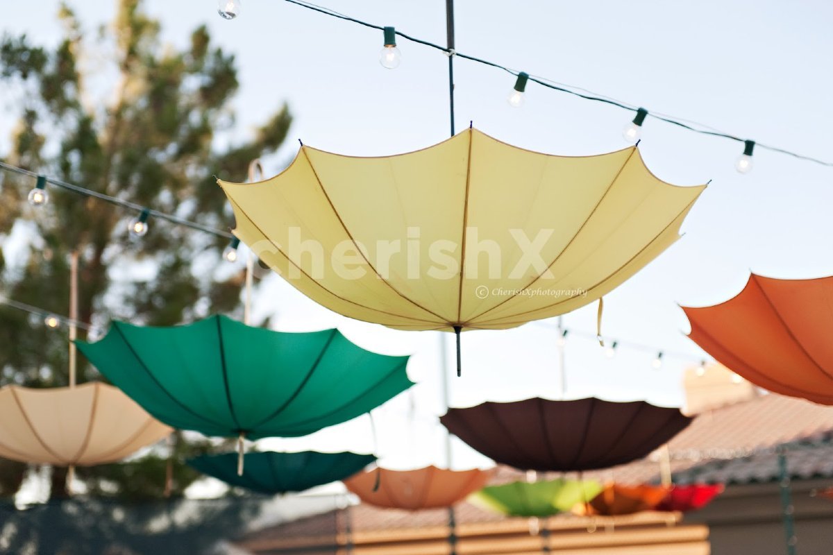 Light up your special occasions with umbrella decorations.