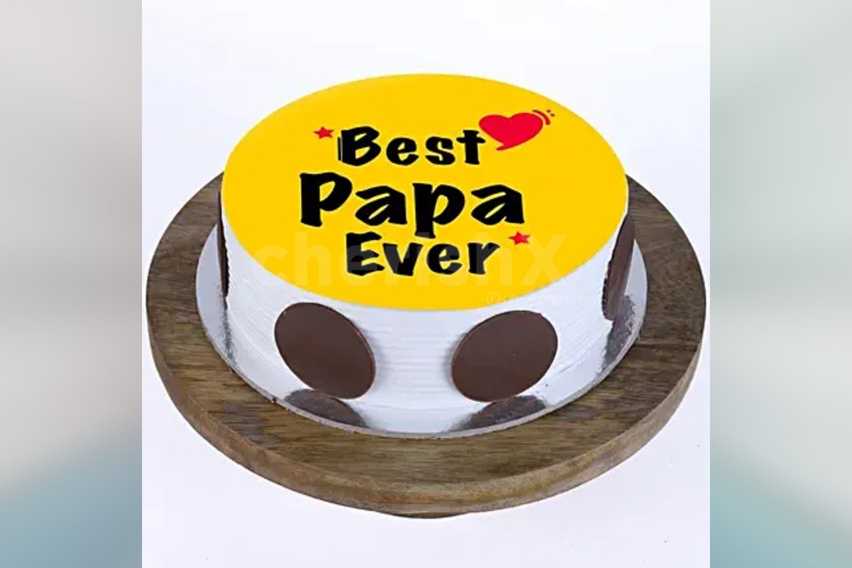Super Papa Cake | super papa birthday ice cream cake for him