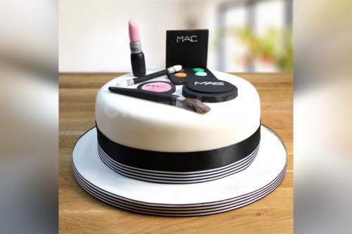 Makeup theme designer cake online delivery by cherishx