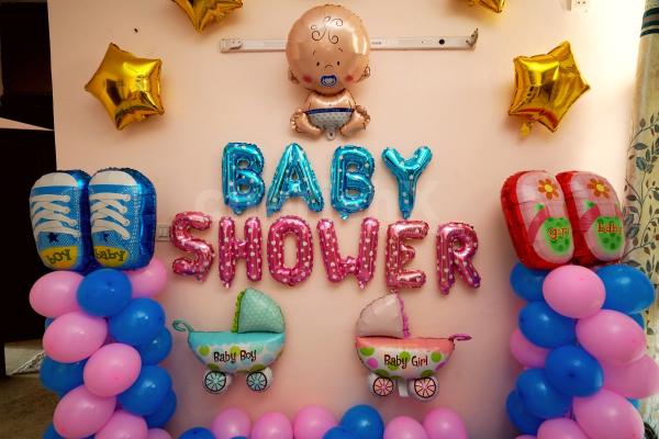 Book this Baby shower elegant decoration by cherishx online and get delivered at home