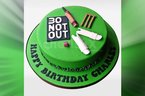 Exotic Cricket Themed Cakes