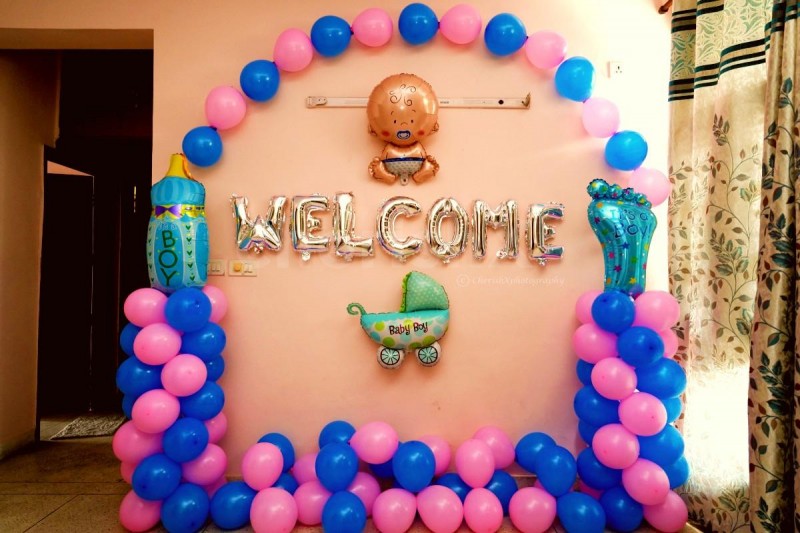 Baby arrival hot sale decorations