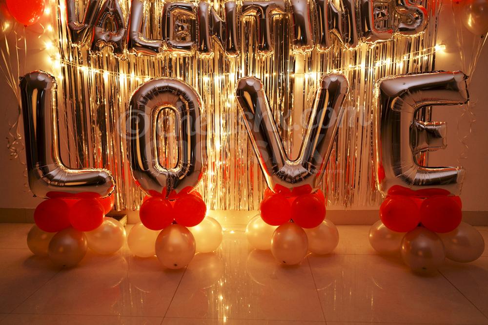 Experience a date like never before with Happy Valentine's Love Decor by CherishX!