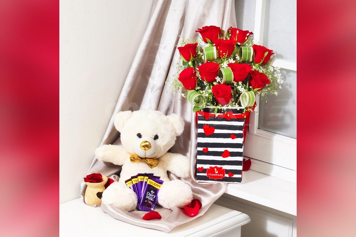 For the kiss clearance rose bear