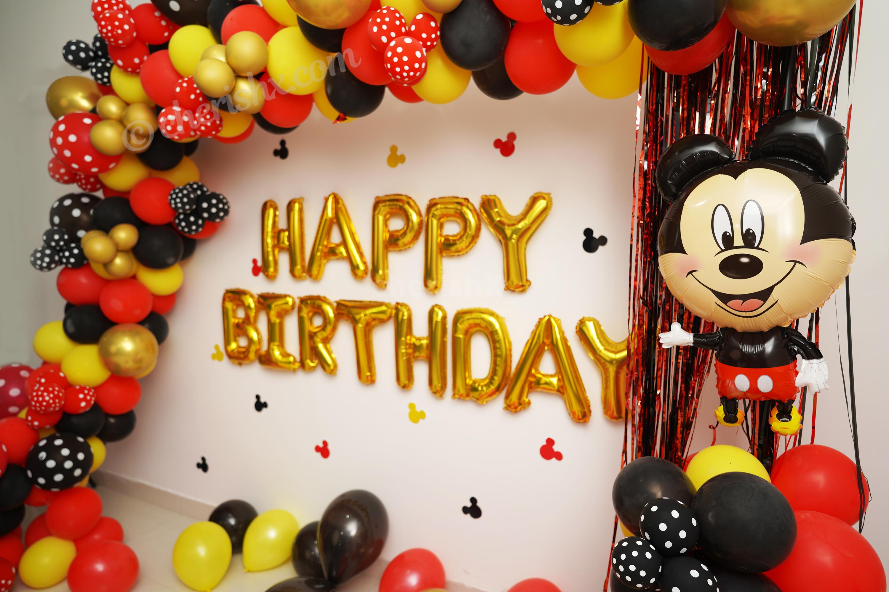 Mickey mouse store birthday theme