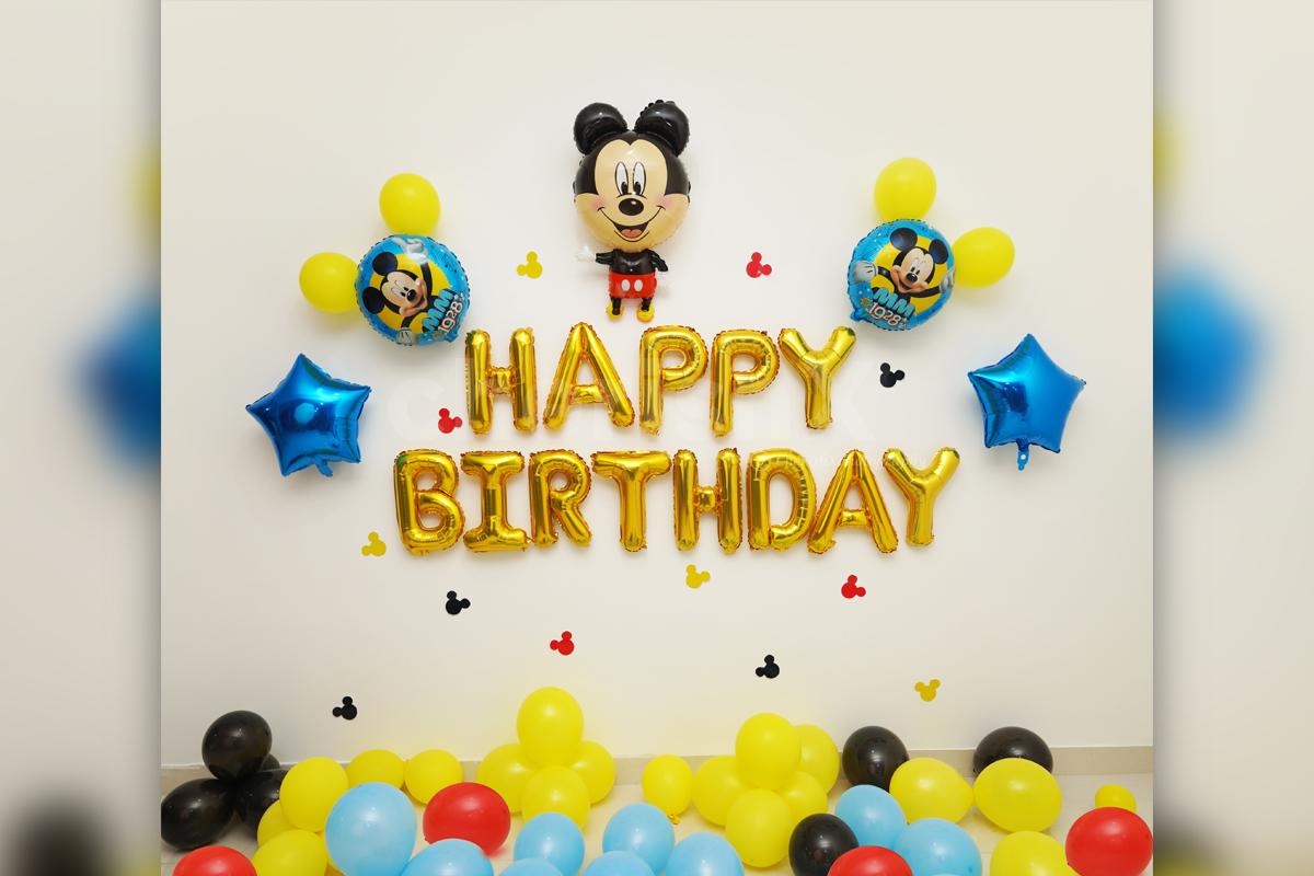 Mickey Mouse Birthday Theme Decor at Rs 3499/pack in Kolkata
