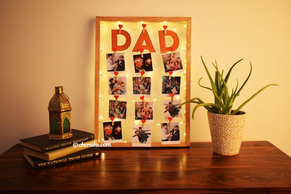 Book this heartwarming ‘DAD’ Memory String for your father!