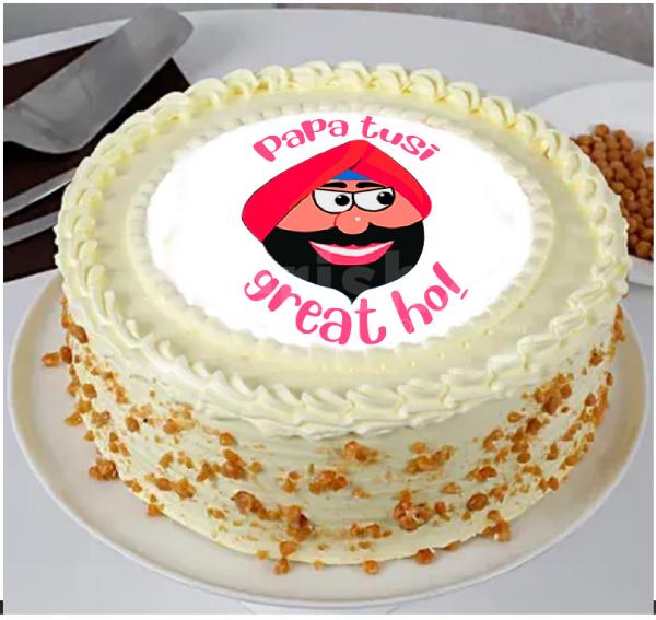‘Papa tussi great ho’ Designer Cake