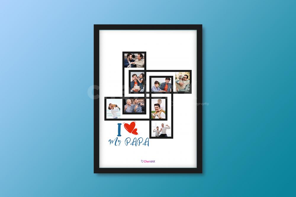 A wonderfully curated frame that will surely make your father happy!