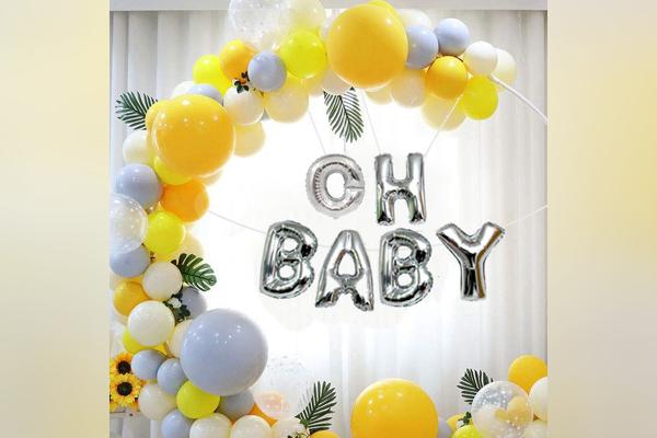 Bring on the fun with CherishX's Beautifl and trendy baby shower ring decor!