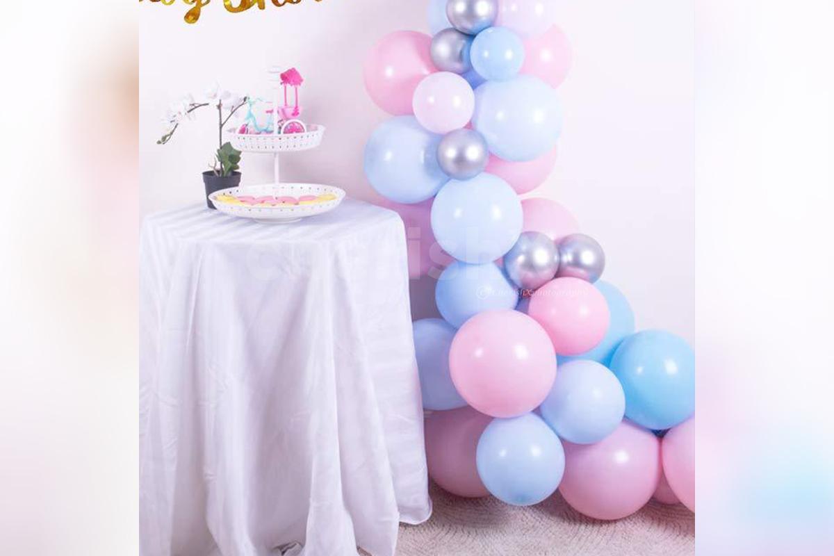 Girl Baby Shower Decorations - 4 Sets of Floral Baby Balloons Boxes with  BABY Letters,It's A Girl Balloons for Pink Girl Baby Shower Decoration