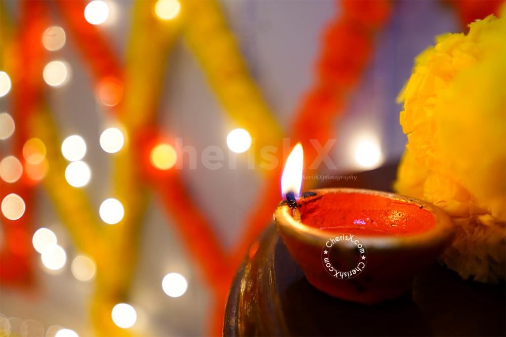 Celebrate Diwali with Zeal and Zest by booking CherishX's Festive Flower and Lantern Decoration.