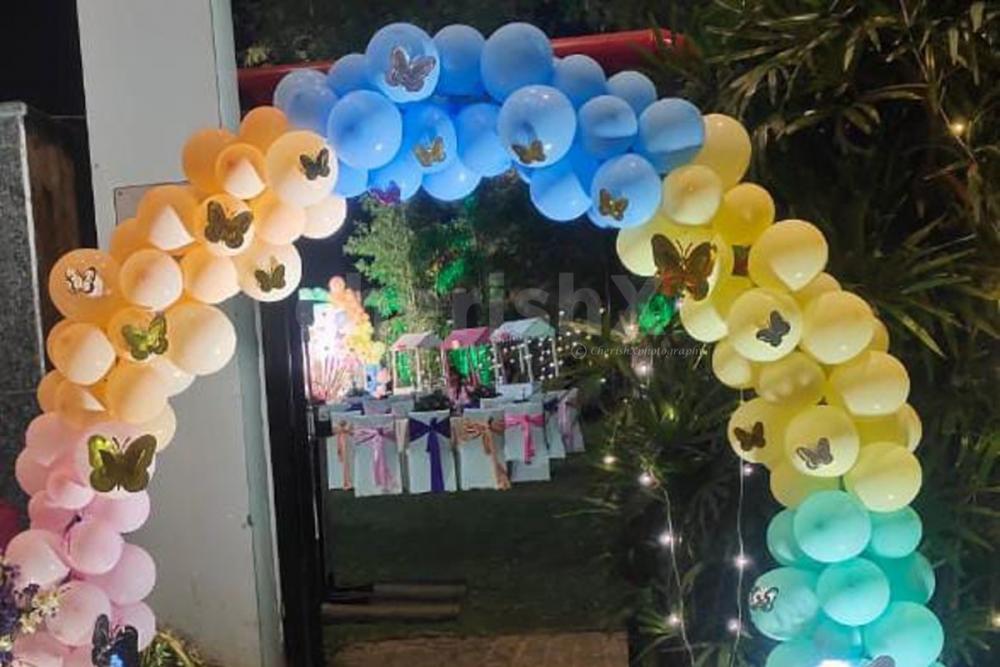 Celebrate your baby girl's birthday with Butterfly Theme Decoration by CherishX!