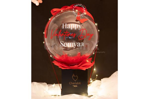 Get a beautiful Red Feathers Valentine's Special Bucket  for your special one.