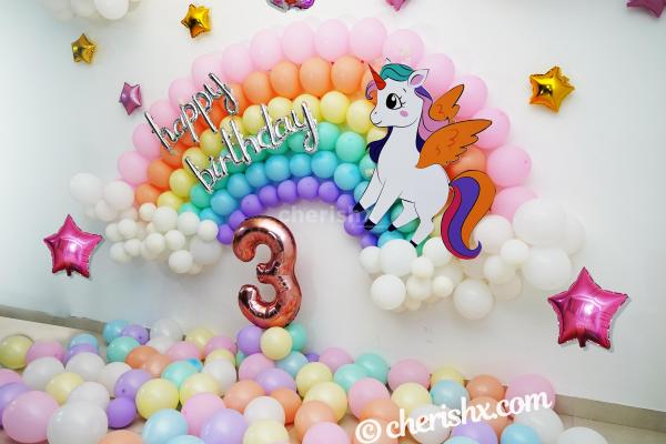 Dreamy Unicorn Theme Birthday Decor