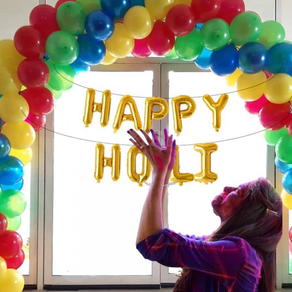 Celebrate Holi with CherishX's exclusive Holi Balloon Decoration.