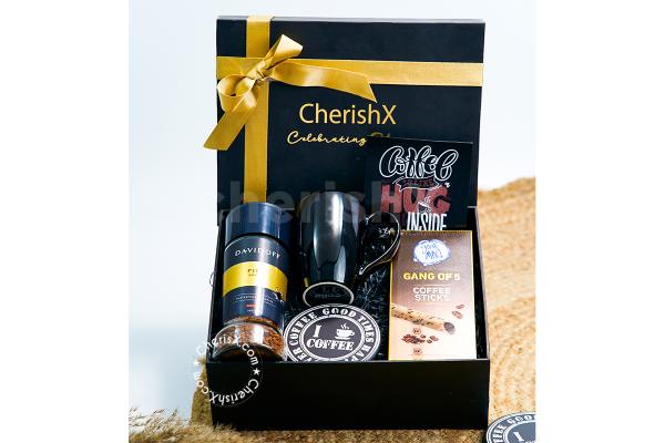 Surprise your mom with this classy coffee hamper on Mother's day!