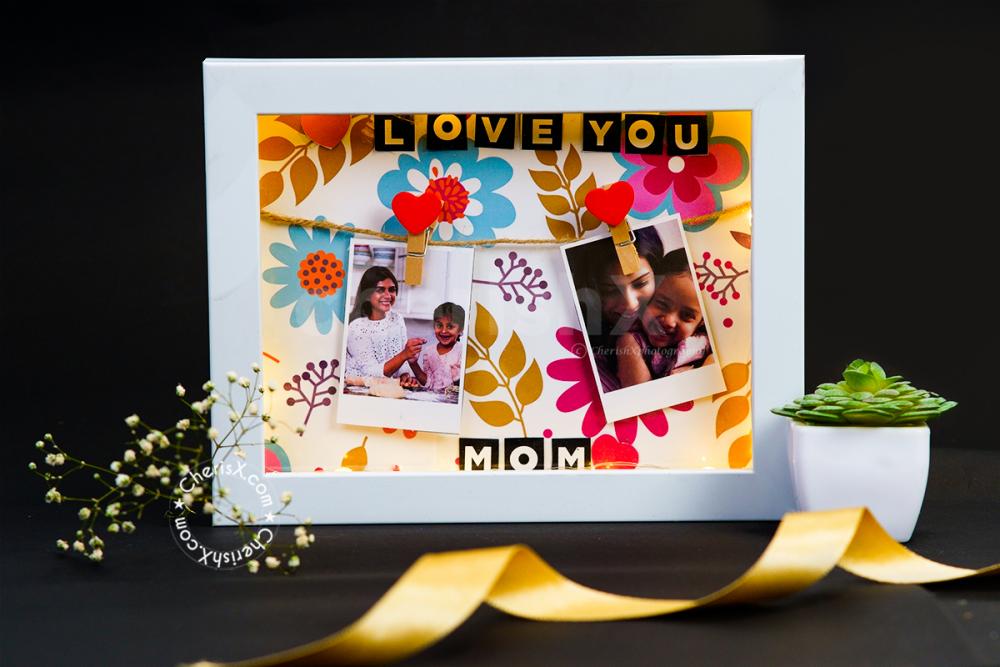 A Loving Photo Frame Mother's Day Gift to give your mom on 1st Mother's Day and more.