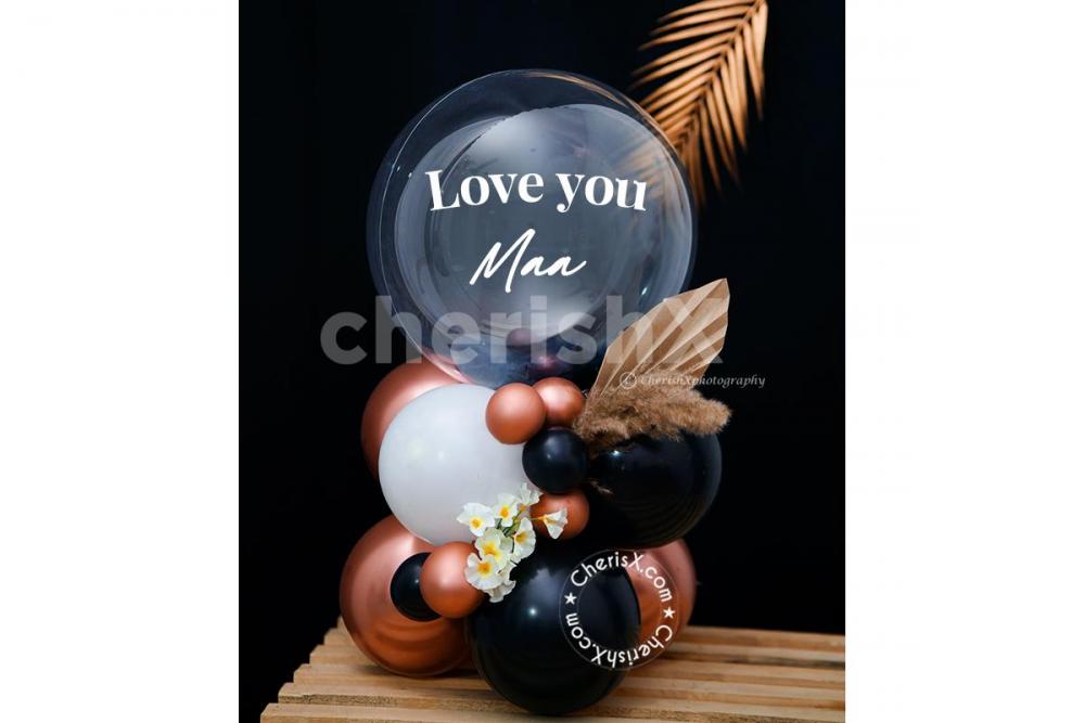 Celebrate Mother's day, or any other occasion beautifully with CherishX's Premium Organic Balloon Bouquet Mother's Day Gift Idea!