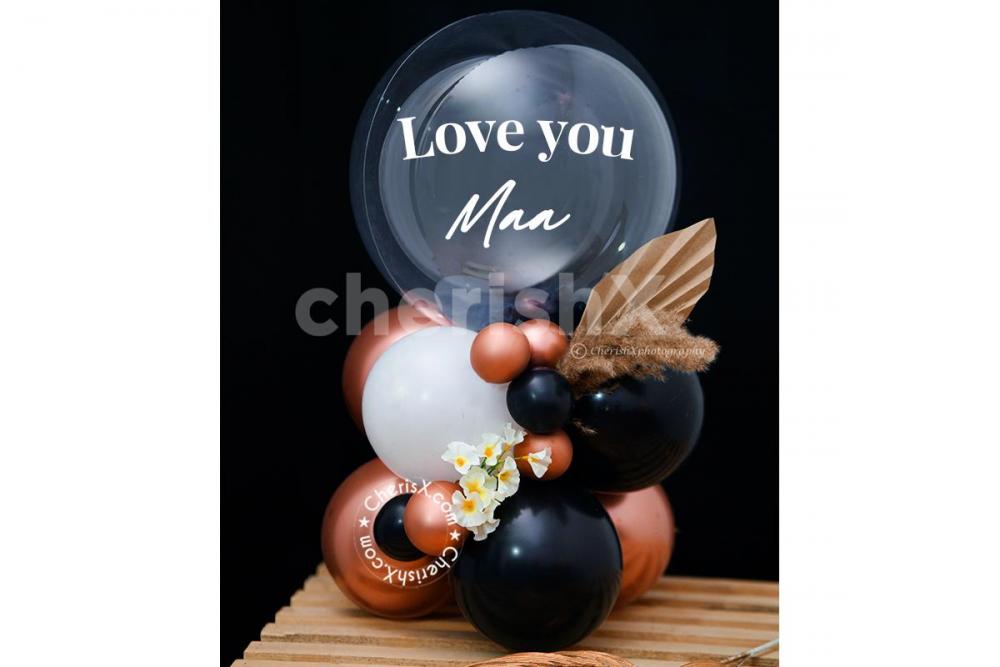 A Classy Premium Organic Balloon Bouquet Mother's Day Gift for your Grand Celebrations!