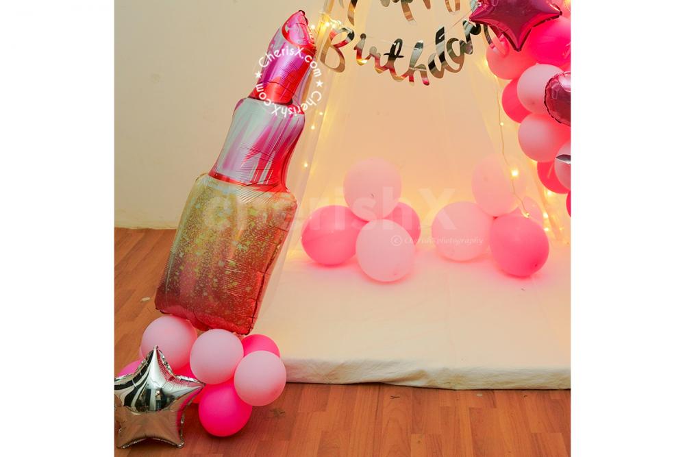 Celebrate your baby girl's first birthday with this adorable Barbie Theme Kids Canopy Decor!