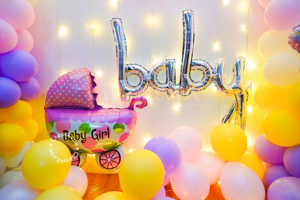 Get a wonderful Pastel theme welcome baby decoration in Delhi NCR.