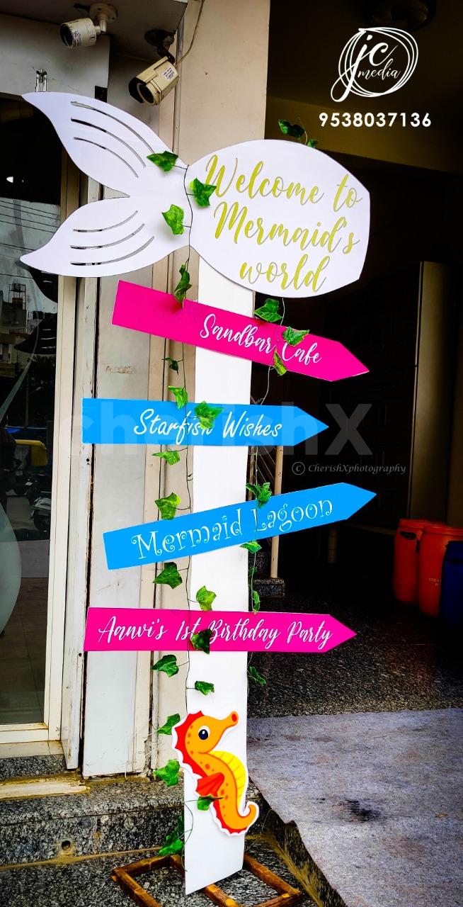 Plan your kid's birthday with CherishX's Mermaid Theme Decoration.