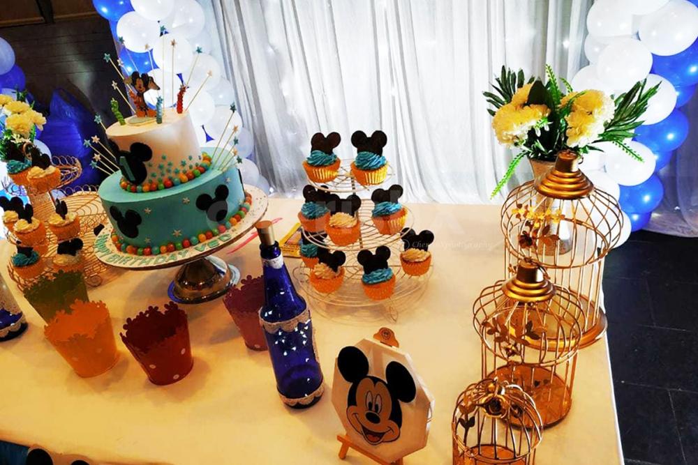 Celebrate your baby boy's birthday with Mickey Mouse Theme Decoration by CherishX!