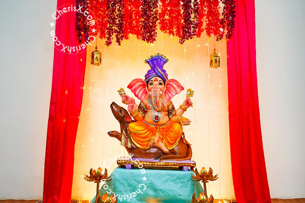 Celebrate Ganesh Chaturthi with CherishX exotic flower decoration