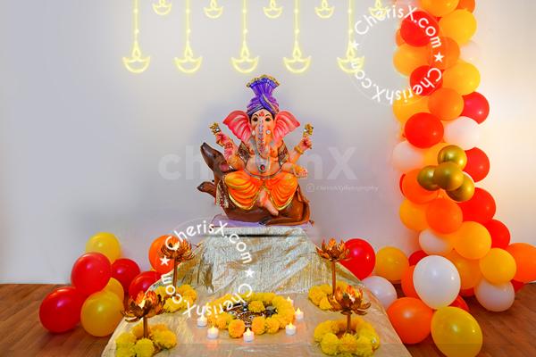 Ganesh Chaturthi decor from CherishX for celebrating this festival with more joy