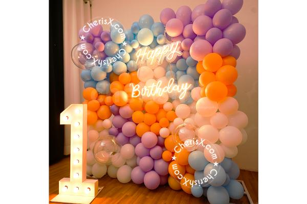 Make some unforgettable memories with these new and lovely pastel balloon decors.