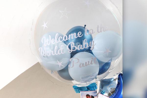 Make the mother-to-be feel special with CherishX's Blue Welcome Baby Bucket!
