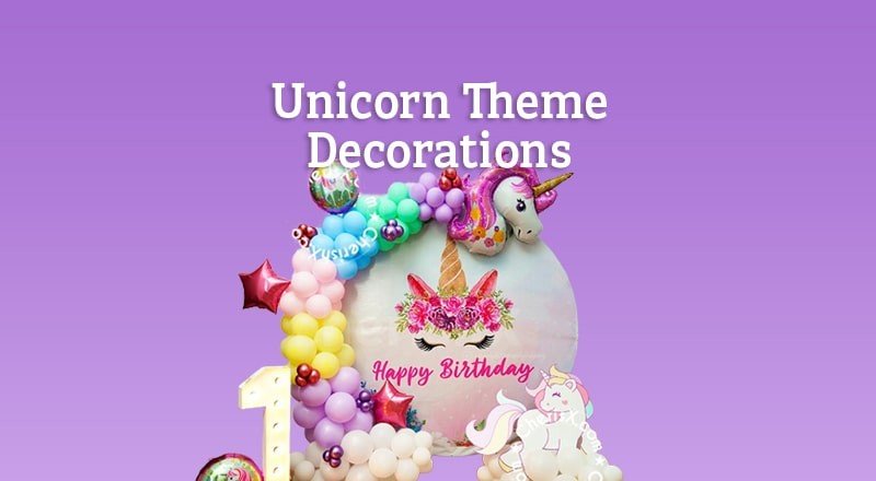 Unicorn Birthday Decoration at Home Unicorn Theme Birthday Decoration  Ideas – FrillX