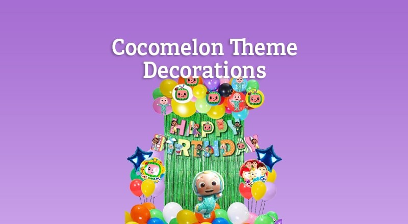 Cocomelon Theme Decorations collection