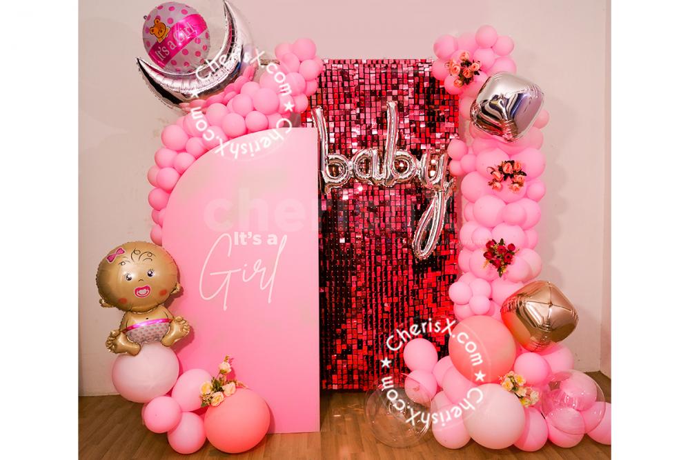 Celebrate the birth of a baby girl with a wonderful party!