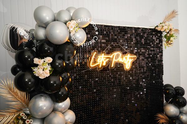What better way to start a celebration than with the Let's Party Neon Light!