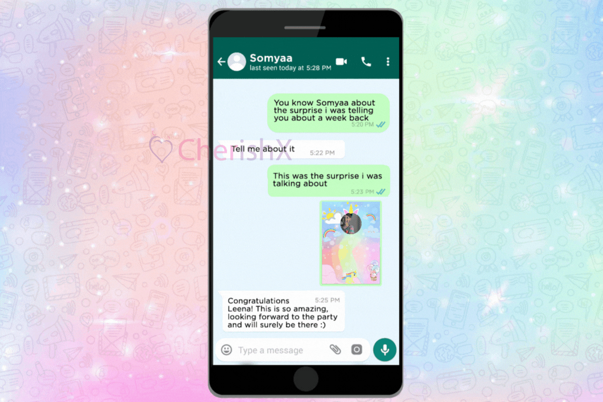 Amazing Online Unicorn Theme Digital Invitation for WhatsApp