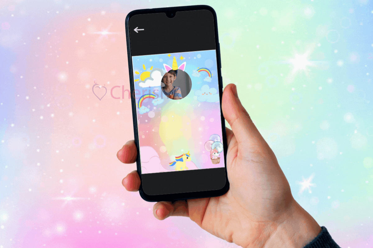 Customisable Unicorn Theme E-Invite to send online to friends and family