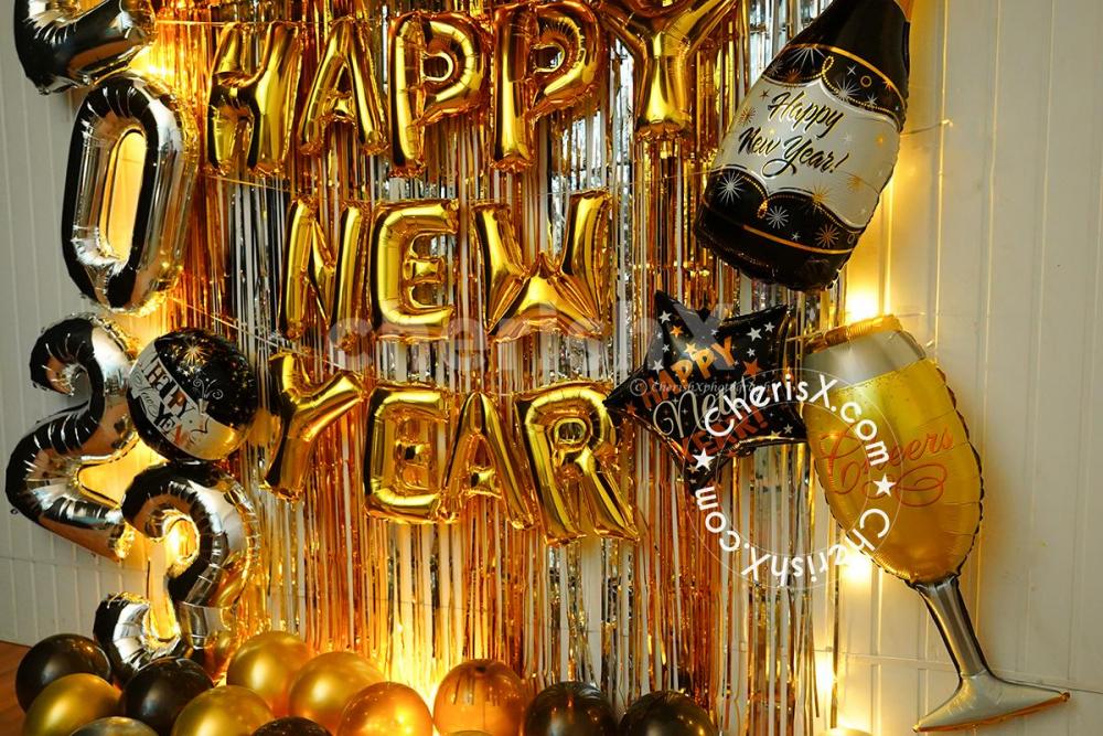 Add fun to your new year with our special backdrop theme
