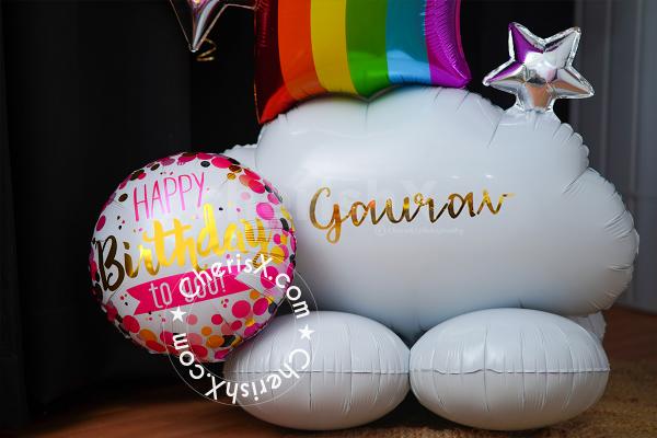 The Happy Birthday printed balloon foil makes it appealing and special for the occasion