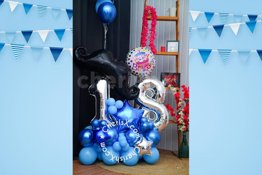 A birthday gift like this balloon bouquet can never go wrong